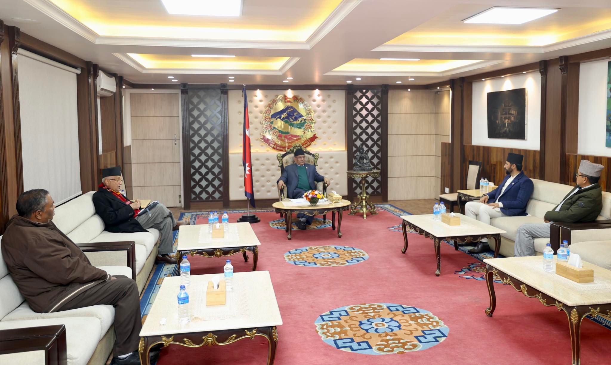 सत्ता साझेदार दलको बैठक सुरु